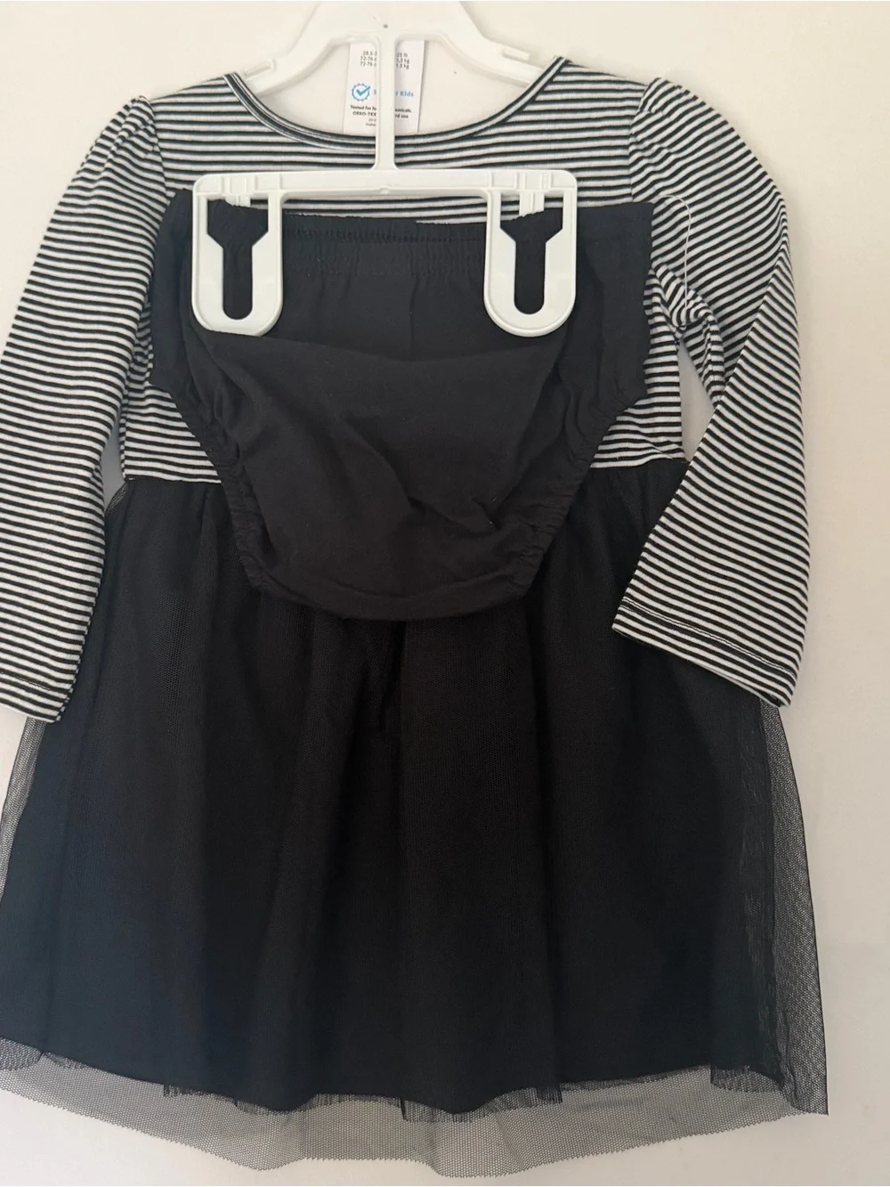 Carter's Black Cat Tulle Dress & Bloomers Set 12M NWT